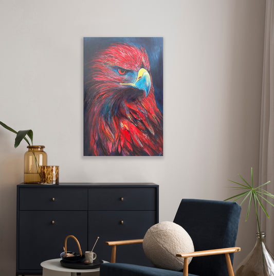 Eagle’s Blaze- Gallery Wrapped canvas print