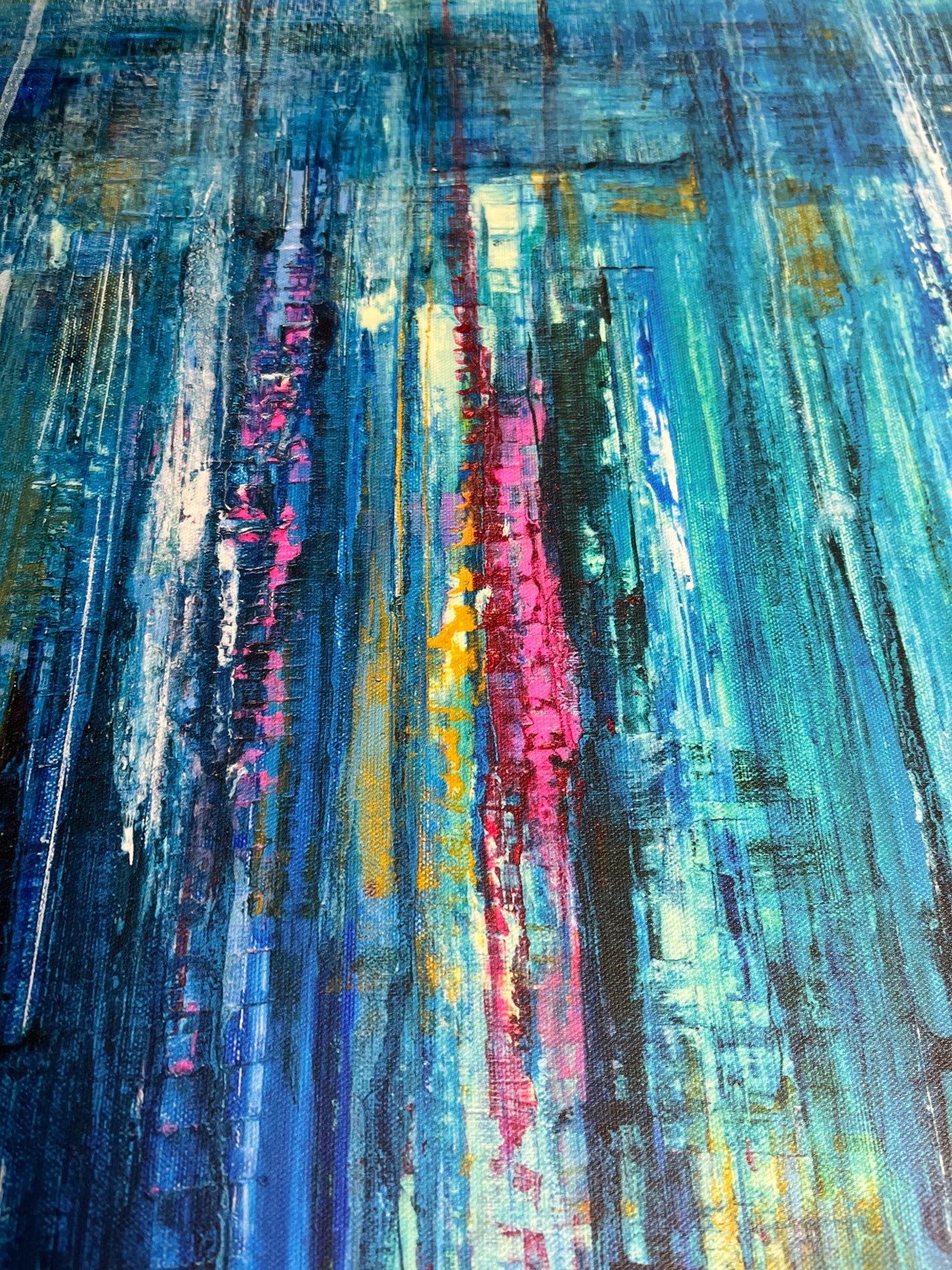 Deep Blue (2021) - Gallery Wrapped Canvas print - Luca Domiro Art Gallery