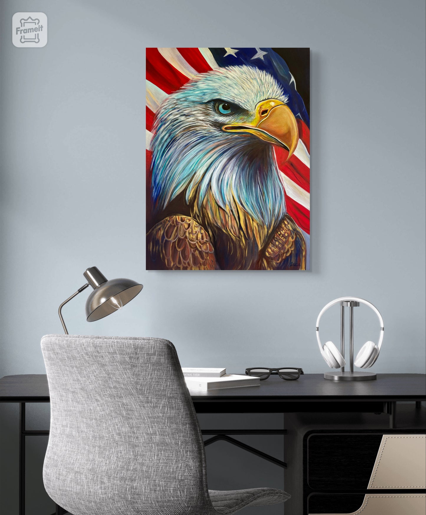 PRIDE OF FREEDOM EAGLE - 60x80cm - Original Painting