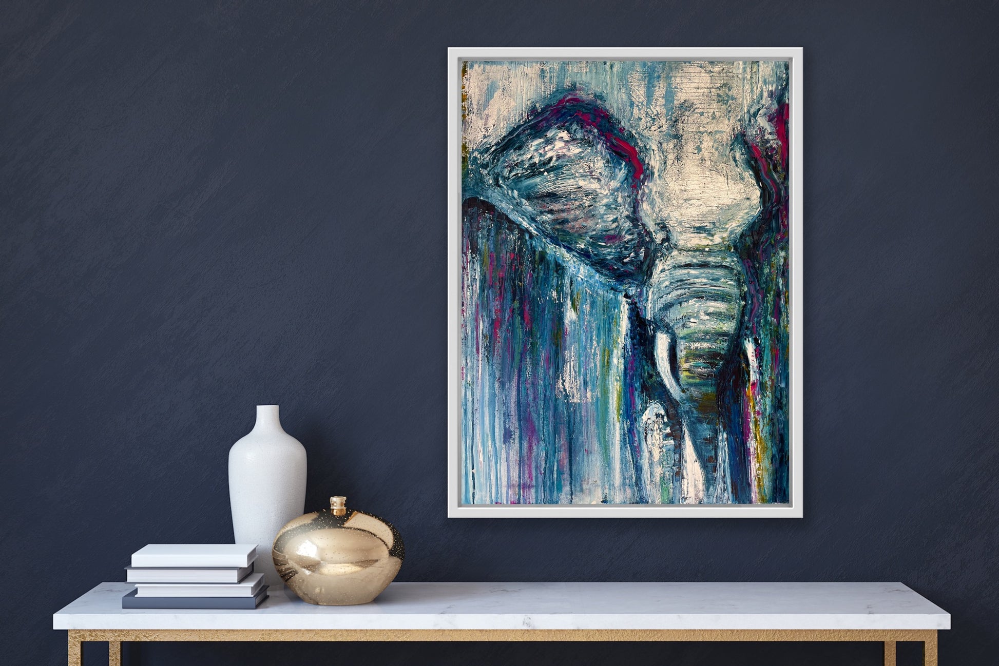 ELEPHANT (2022) - 80x60cm - Luca Domiro Art Gallery
