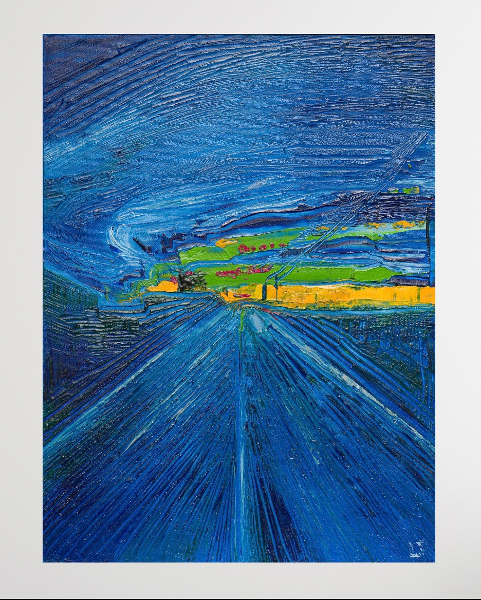 SPARK IN THE SKY (2021) - Fine Art paper print - Luca Domiro Art Gallery